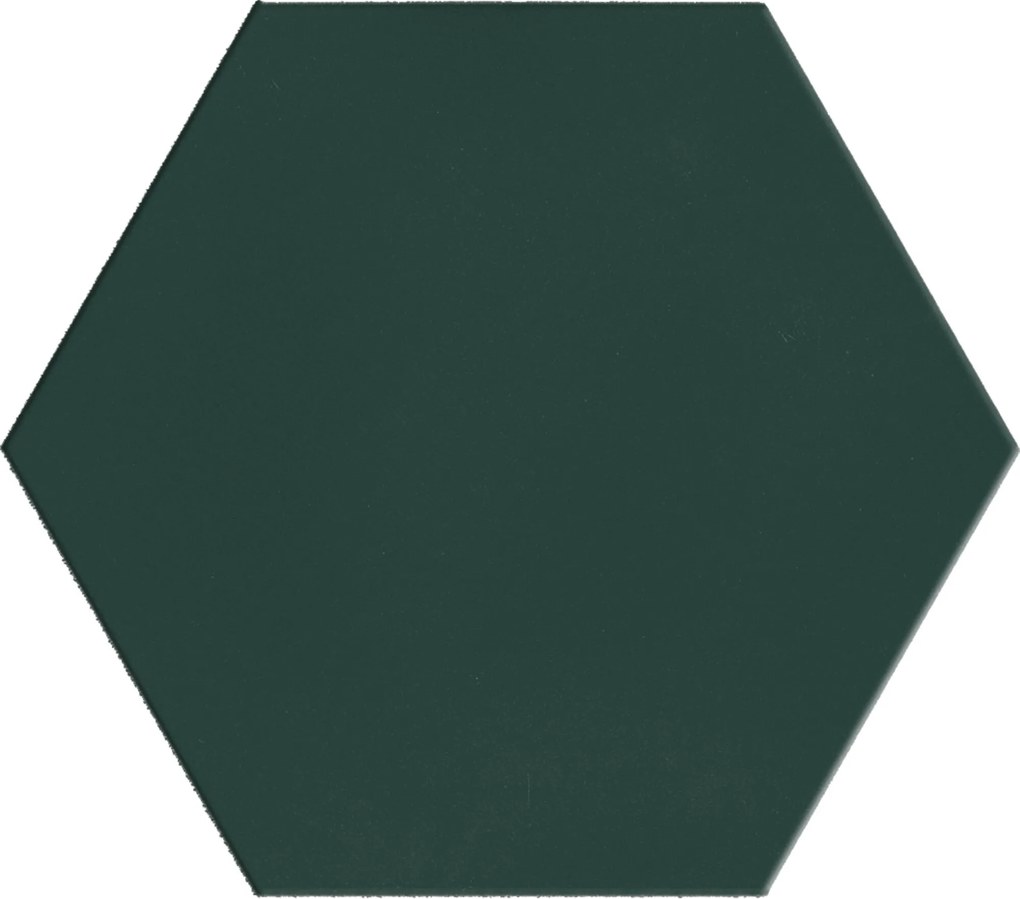 Vloer-/wandtegel groen hexagon Terratinta Hexa 16x14cm green echo mat gerectificeerd