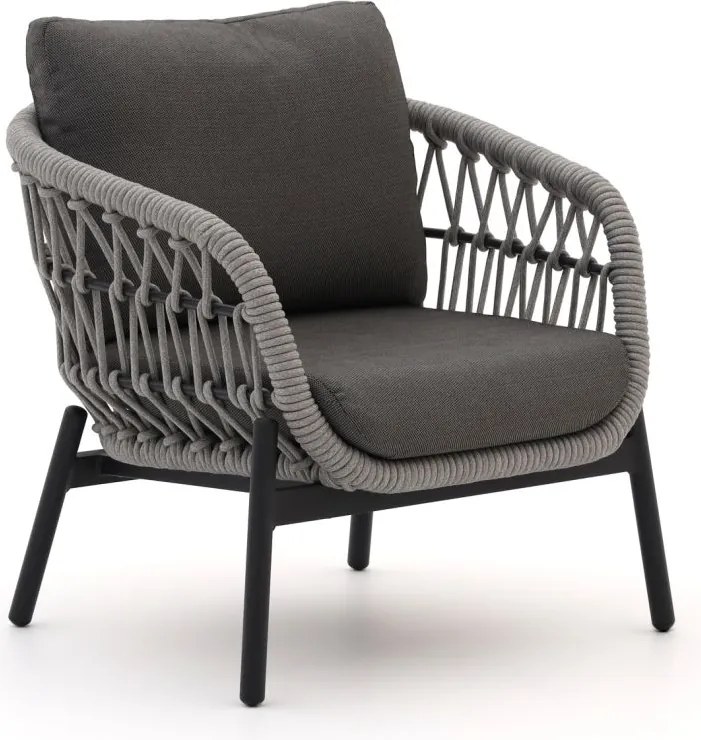 Lounge tuinstoel | Bellagio  Cupello | Textileen | Grijs | Kees Smit Tuinmeubelen