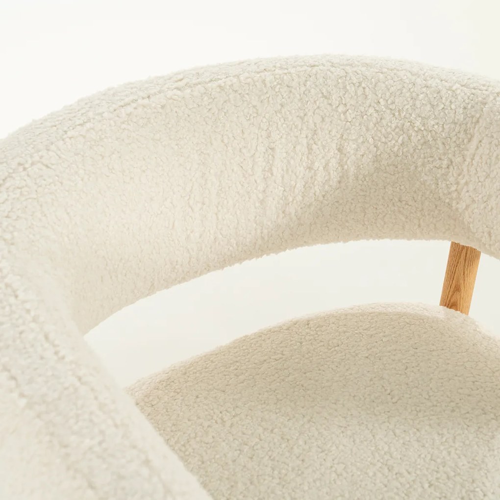 Fauteuil Eiken Frame Beige