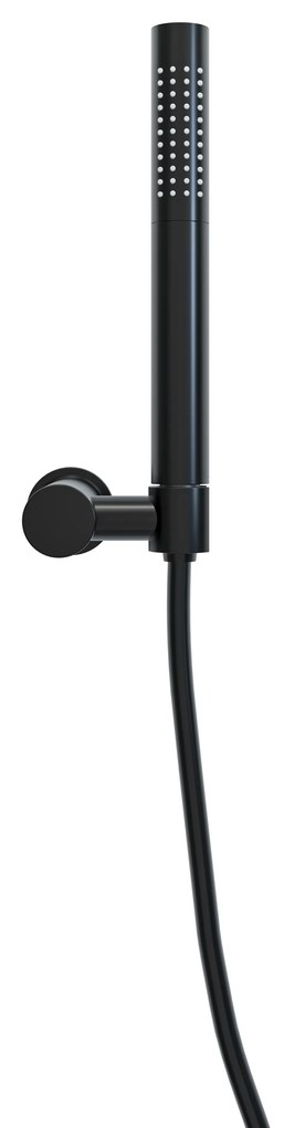 Mueller Black staafhanddoucheset met wandhouder zwart mat