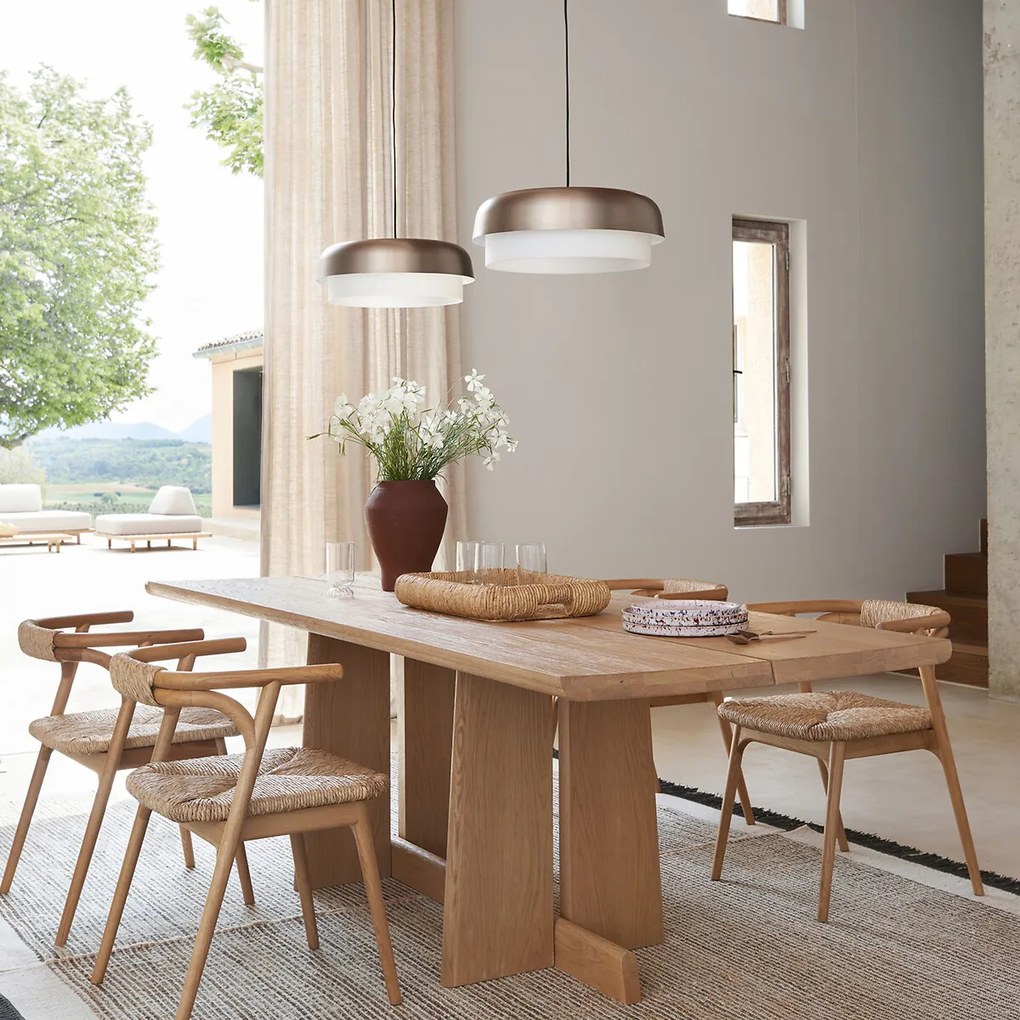 Metalen hanglamp, Clepsos