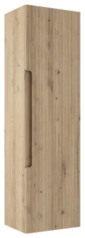Adema Prime Balance Hoge Kast - 120x34.5x26.9cm - 1 deur - rustiek eiken - MDF RC/074822
