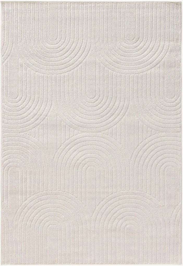 In- & outdoor vloerkleed Mars met hoog-laag textuur