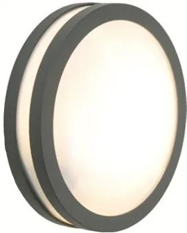 Wandlamp Titan rond donker grijs 20W CFL