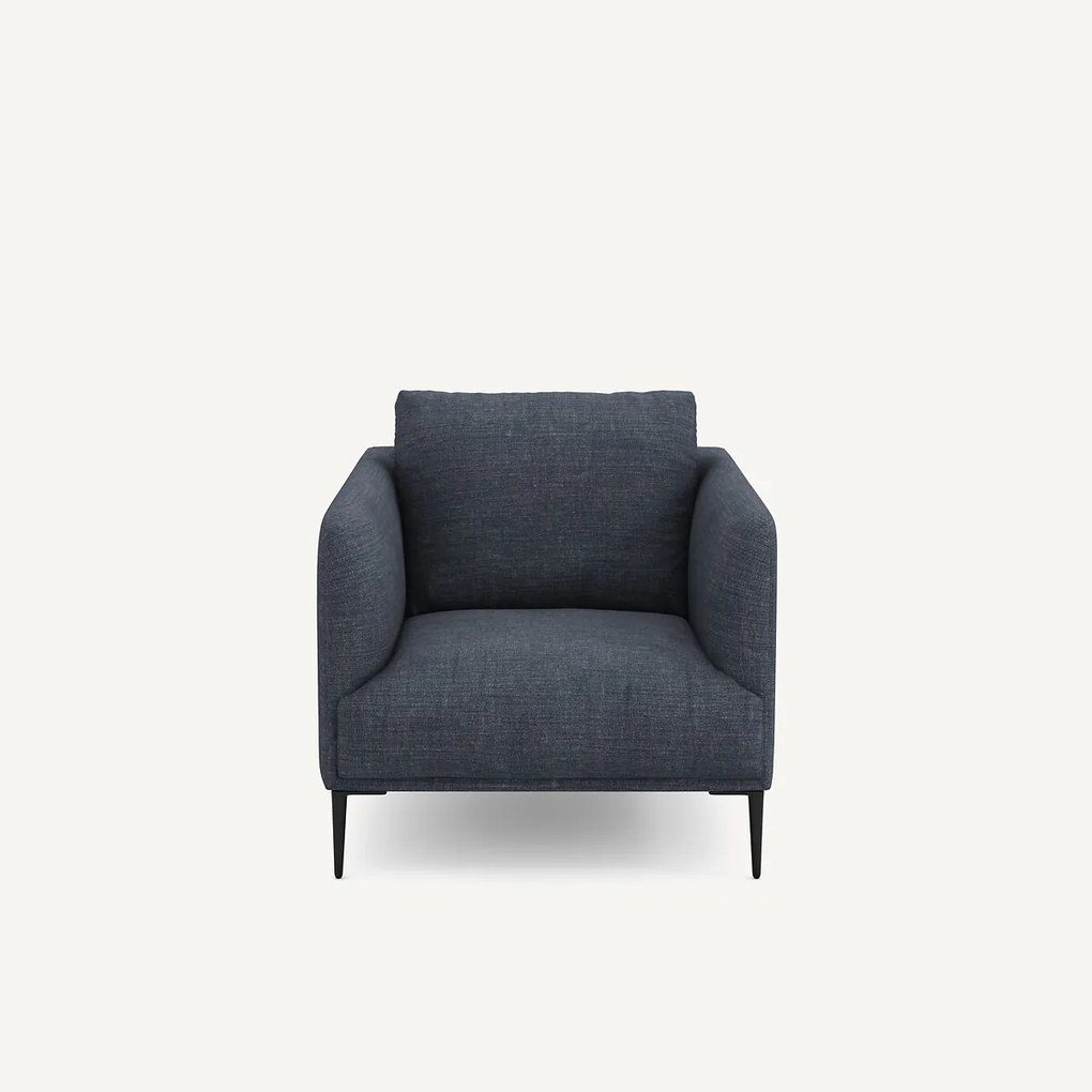 Katoenen en linnen fauteuil, Oscar, ontwerp Emmanuel Gallina