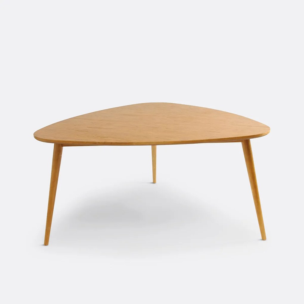 Eettafel in eikenhout en fineer, 6 personen, Quilda