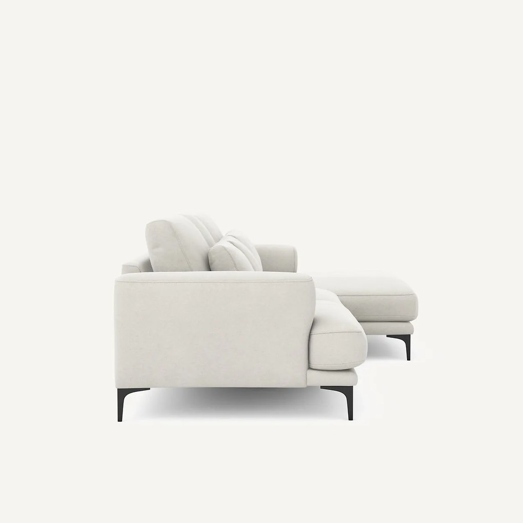 XL hoekbank rechts in linnen fluweel, MARSILE