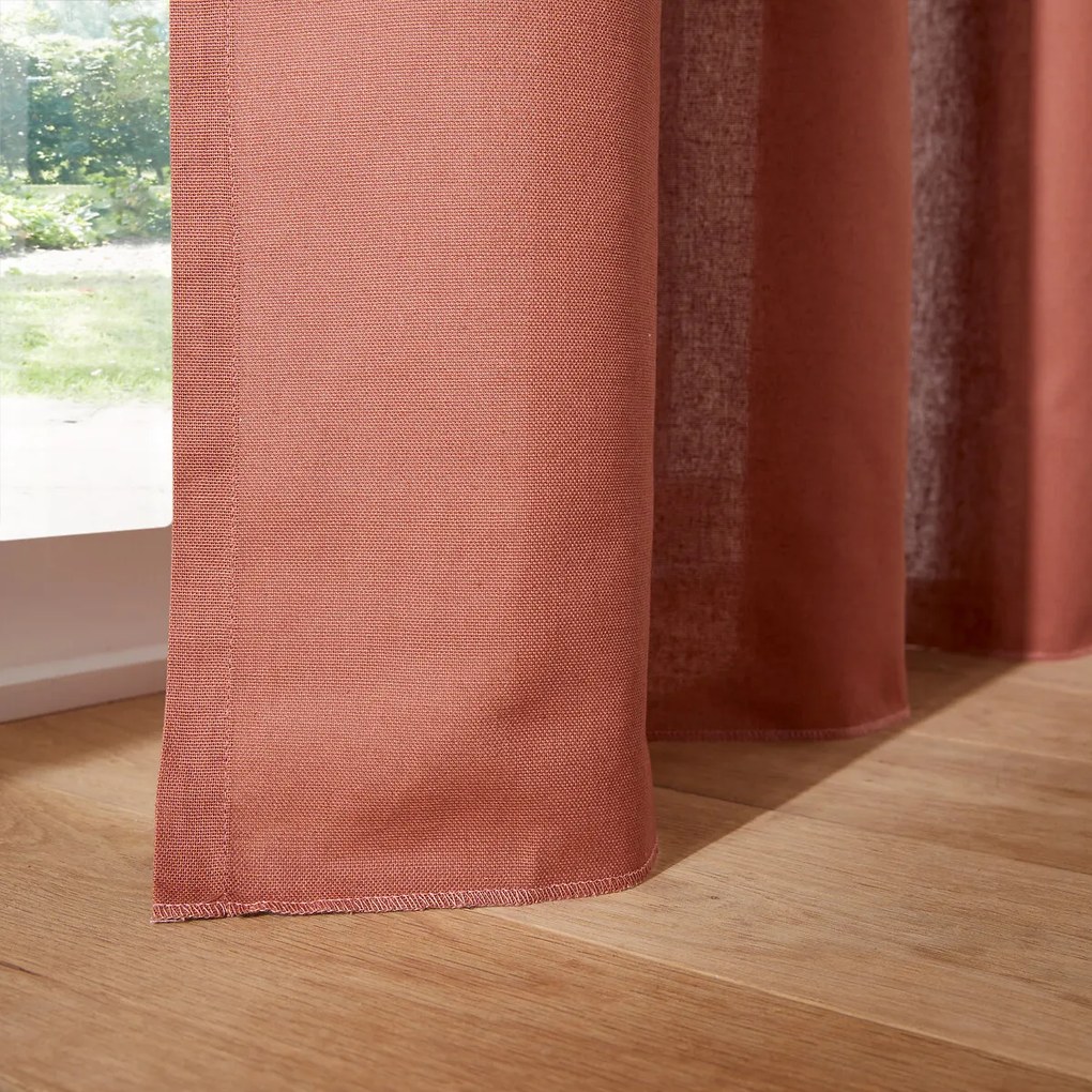 Puur katoenen gordijn, met aangerimpele bies en golf, Scenario