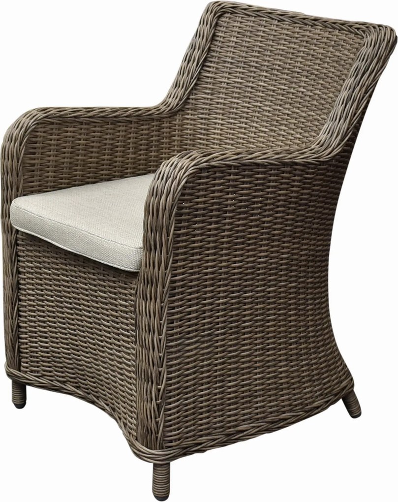 Bilbao dining tuinstoel bruin wicker
