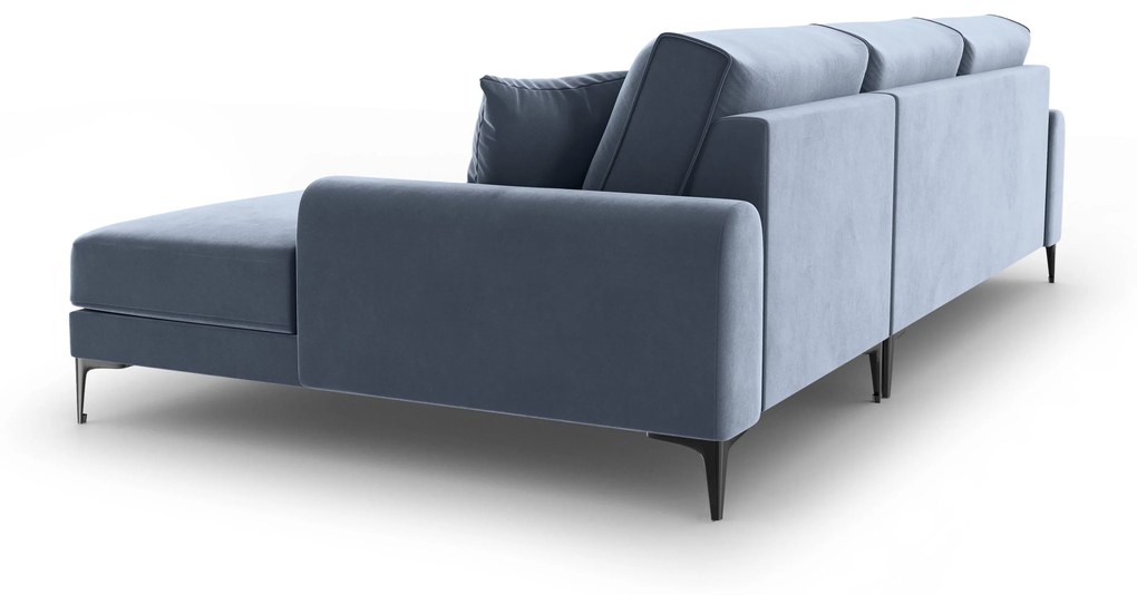 4.5-zitshoekbank Madara rechts velvet | Mazzini Sofas