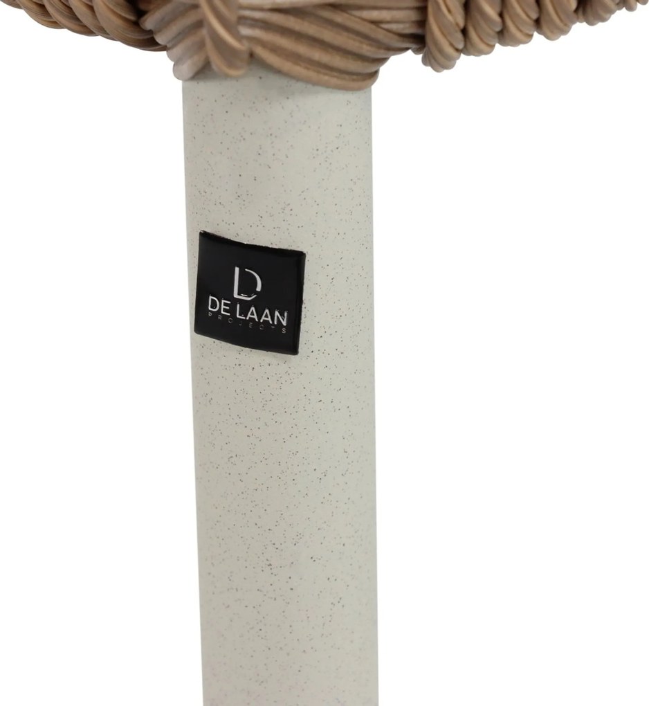 Tuinset 4 personen 160 cm Aluminium/Rope Taupe De Laan Projects