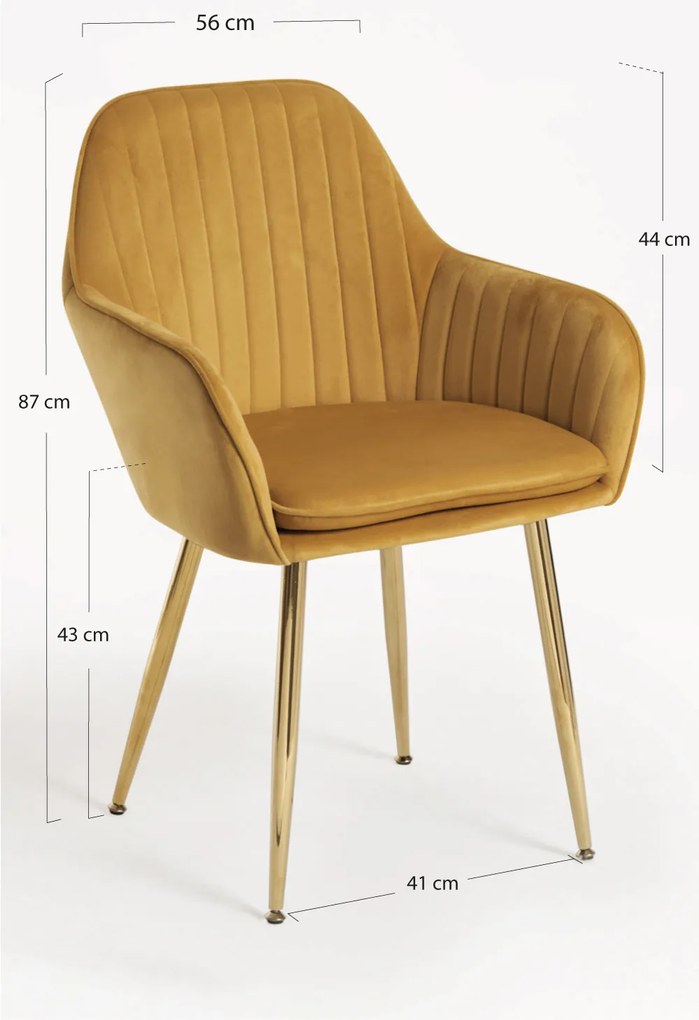 Chic Gouden Stoel