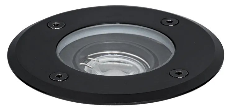 Moderne buiten grondspot zwart 35 mm verstelbaar IP65 - Delux