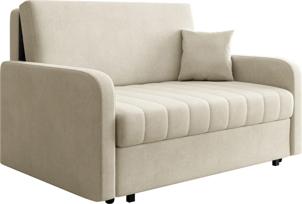 Slaapbank Columbus 260, Aanwezig, 85x152x98cm, 72 kg, Poten: Metaal, Hout: Grenen