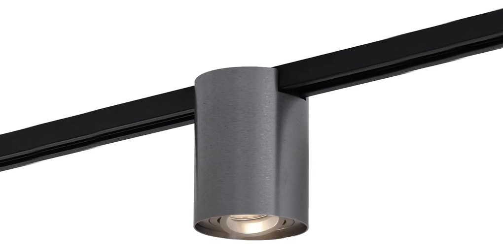 Moderne 1-fase railspot gunmetal - Iconic Rondoo Up