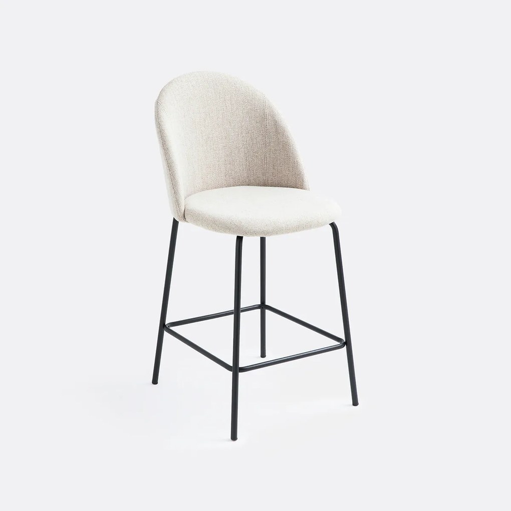 Set van 2 barstoelen in chiné, Nordie