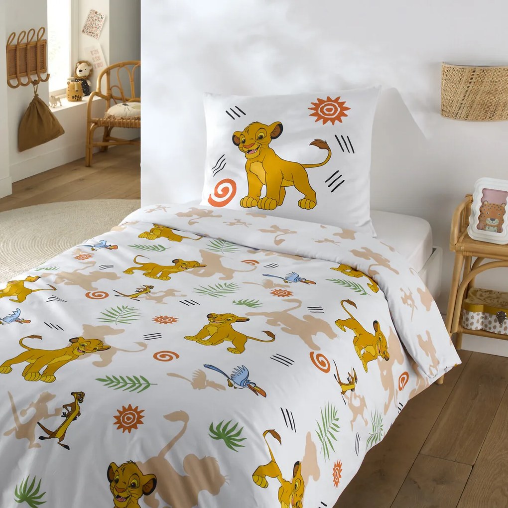 Bedset kinderbed, katoen, Disney Lion King Pampa