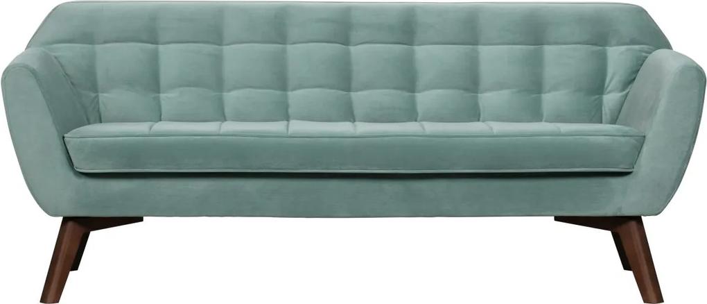 Roxy Sofa Fluweel Lichtblauw - Katoen polyester - Woood - Industrieel & robuust