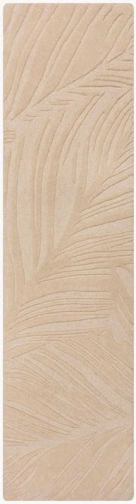 Handgetufte hoog-laag wollen loper Lino Leaf