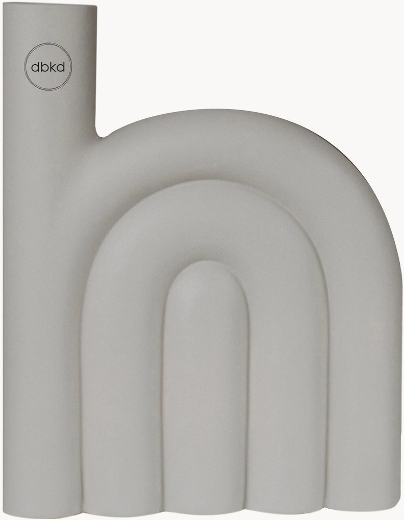 Keramische vaas Rope, H 25 cm