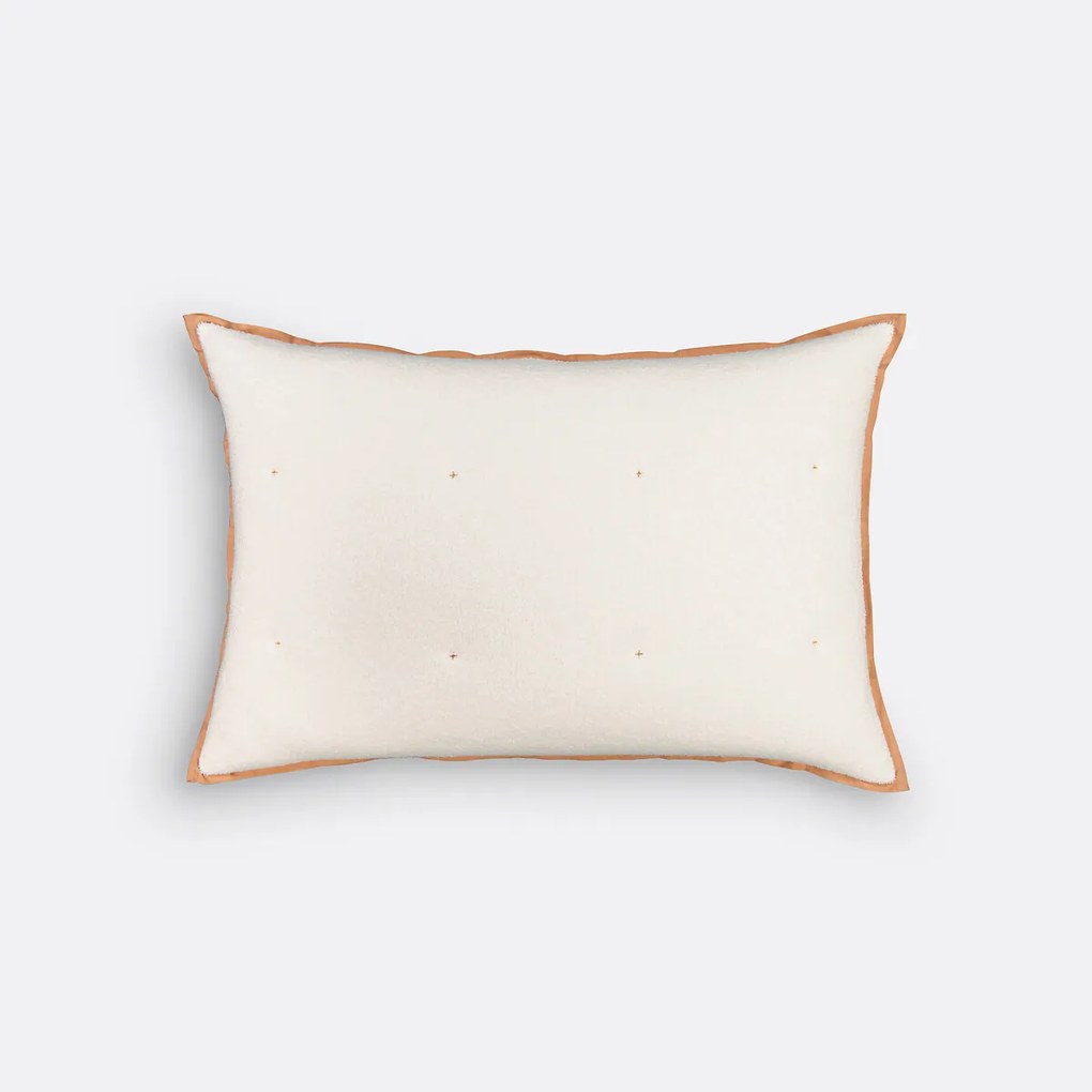 Kussenhoes in sherpa en gewassen katoen XXL Walls