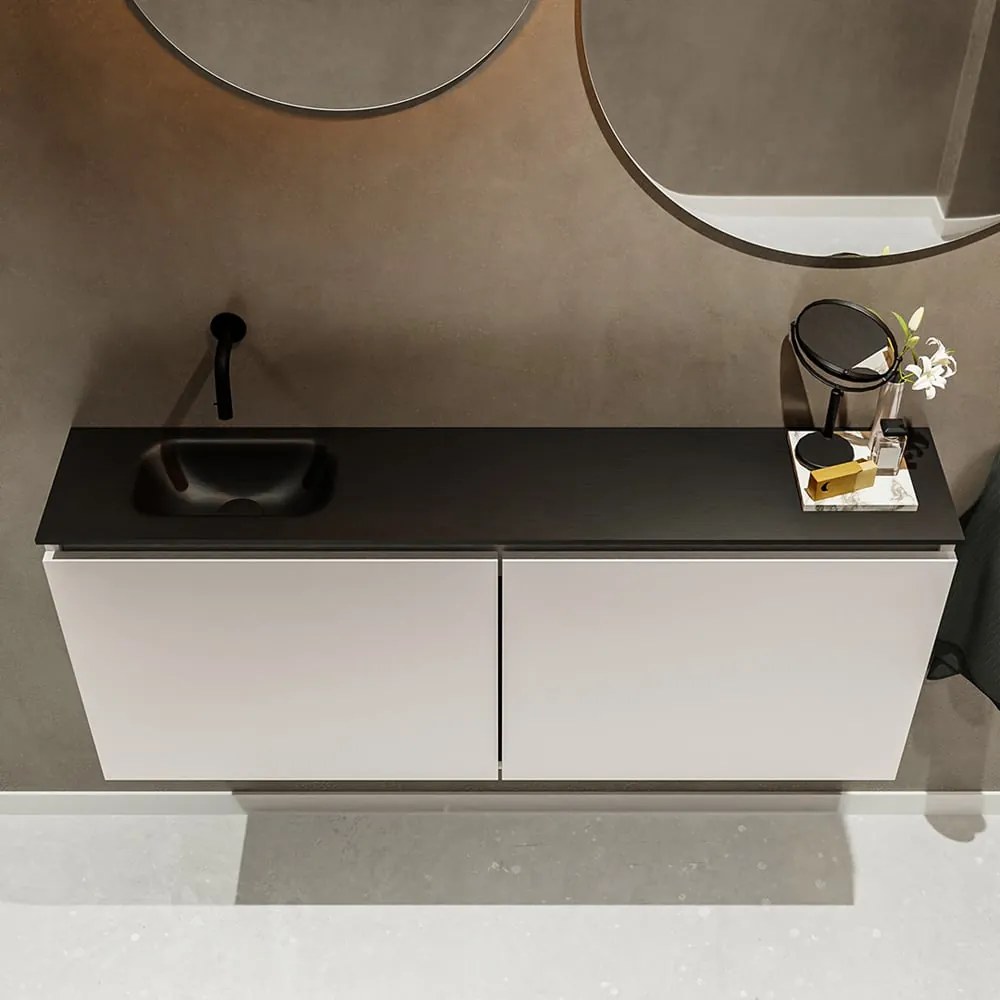 Mondiaz Ture 120cm toiletmeubel linen met wastafel urban links geen kraangat