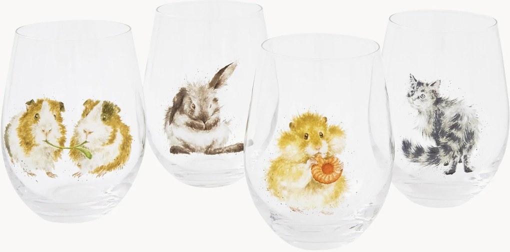 Tumblers Animals, 4-delig