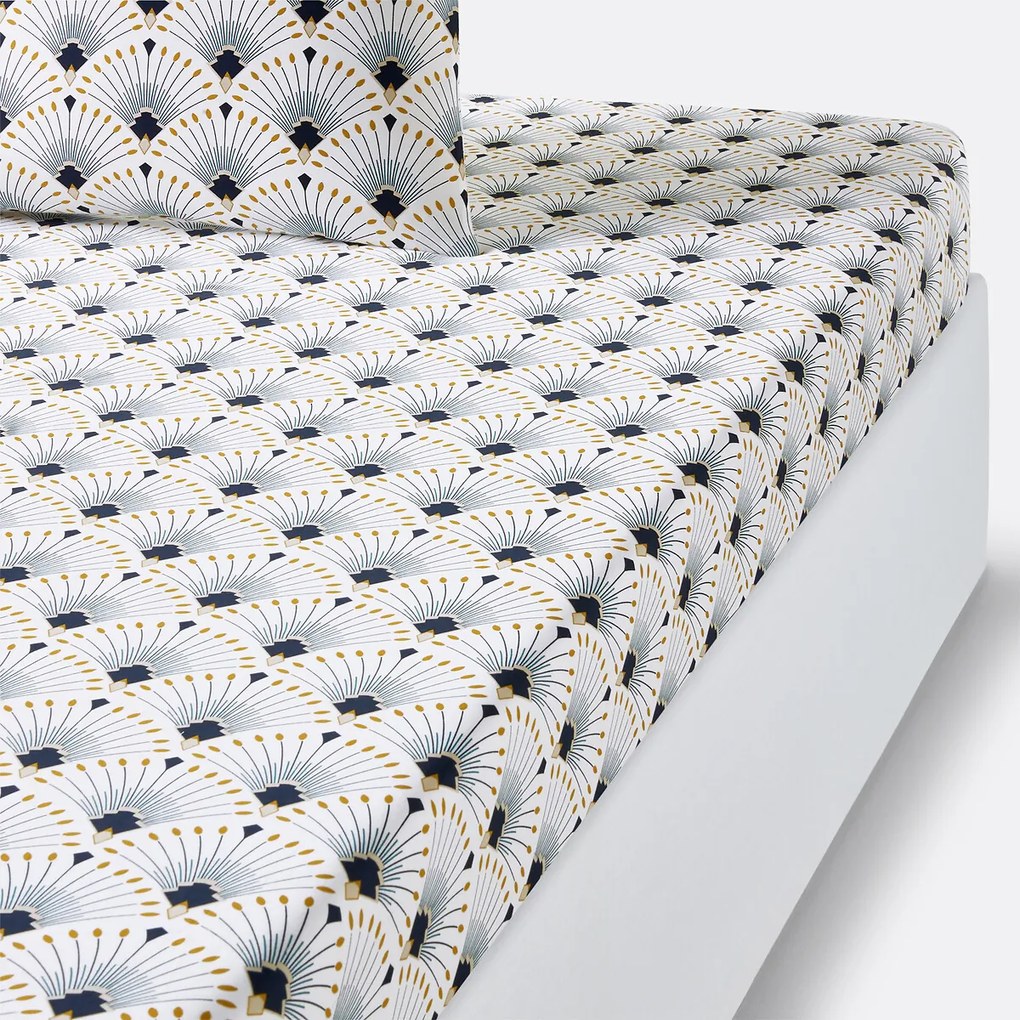 Hoeslaken in satijnkatoen, Pawica