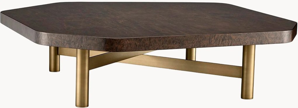 Salontafel Oracle met houten tafelblad