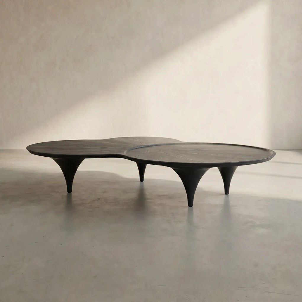 Grote Design Salontafel Zwart - 162 X 108cm.