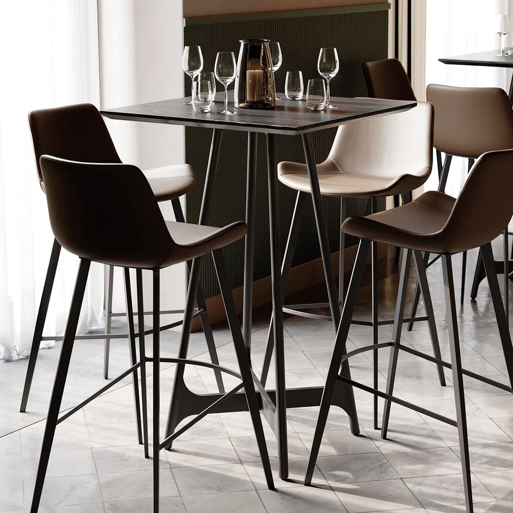 Dan-Form Ooid Design Bartafel Samenstellen - 70 X 70cm.