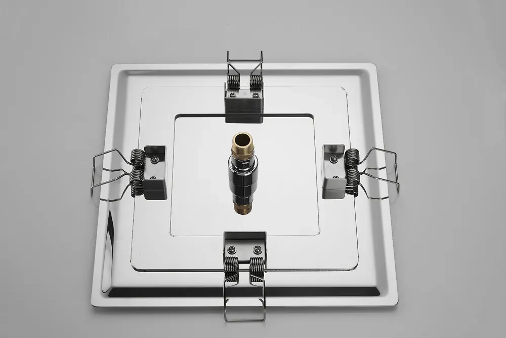 Saniclear Cube inbouw regendouche met inbouw douchekop 30x30cm chroom