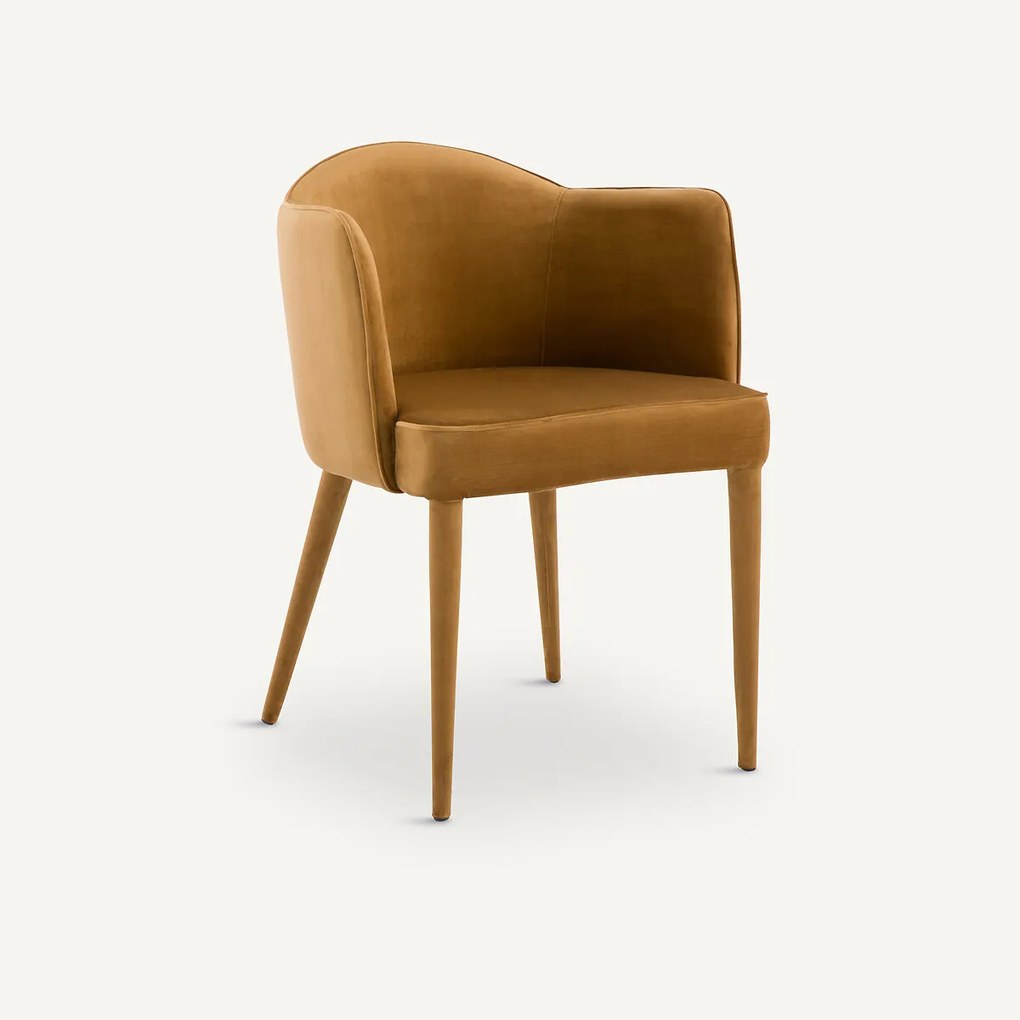Tafel Fauteuil in fluweel, Leos