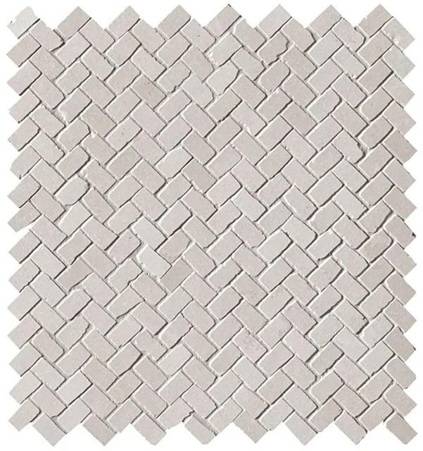 Fap Ceramiche Maku wand- en vloertegel - 30x30cm - Natuursteen look - Light mat (wit) SW07314748-1