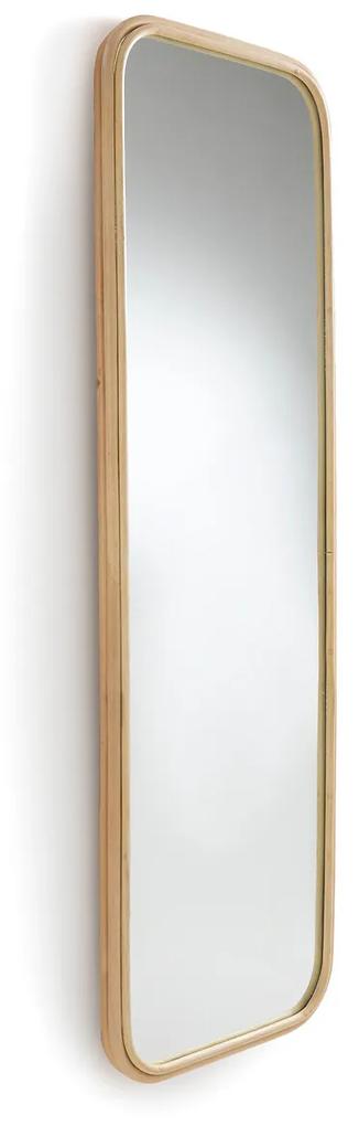 Rechthoekige spiegel in rotan 51x160 cm, Nogu