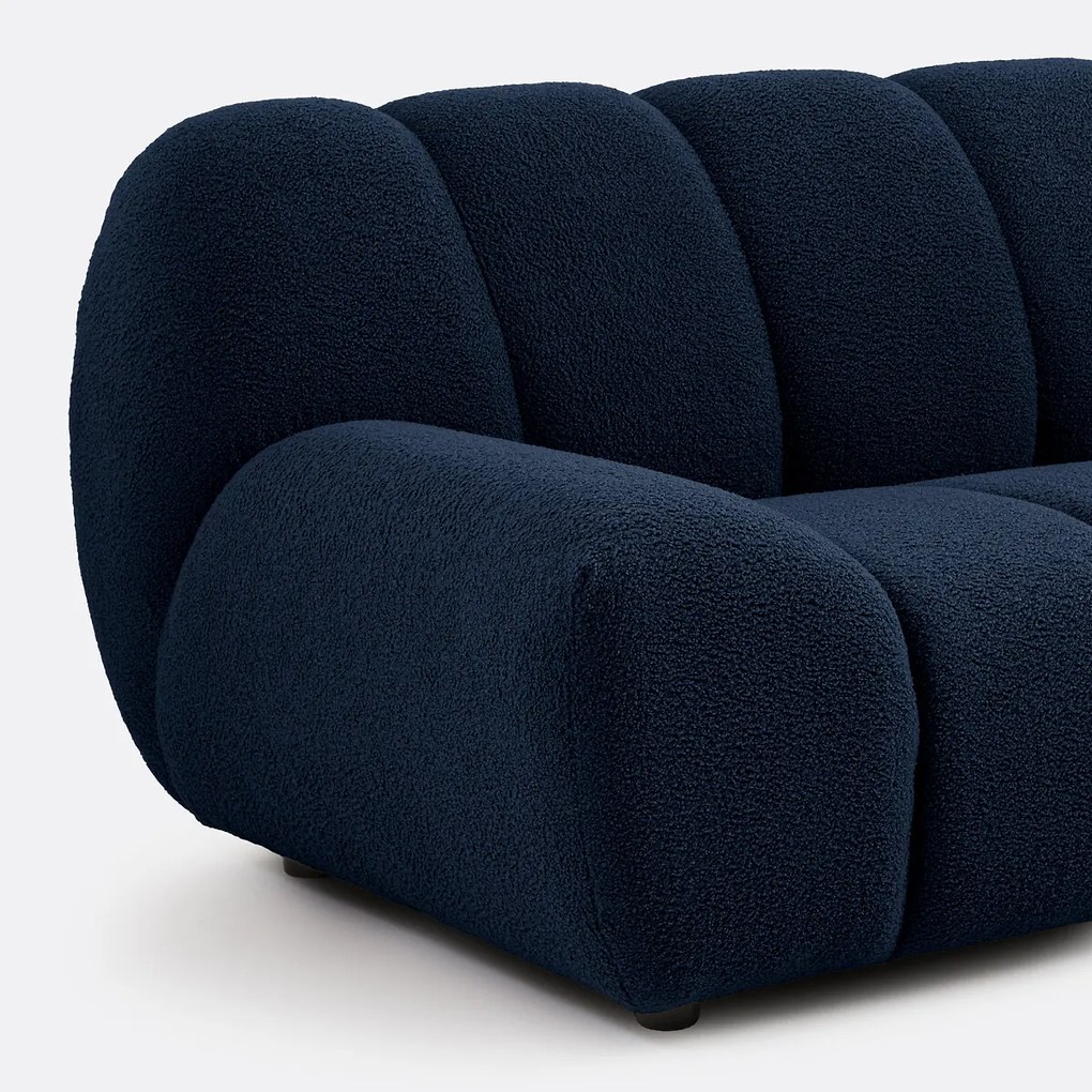 Rechthoekige bank, dikke badstof, Nuria