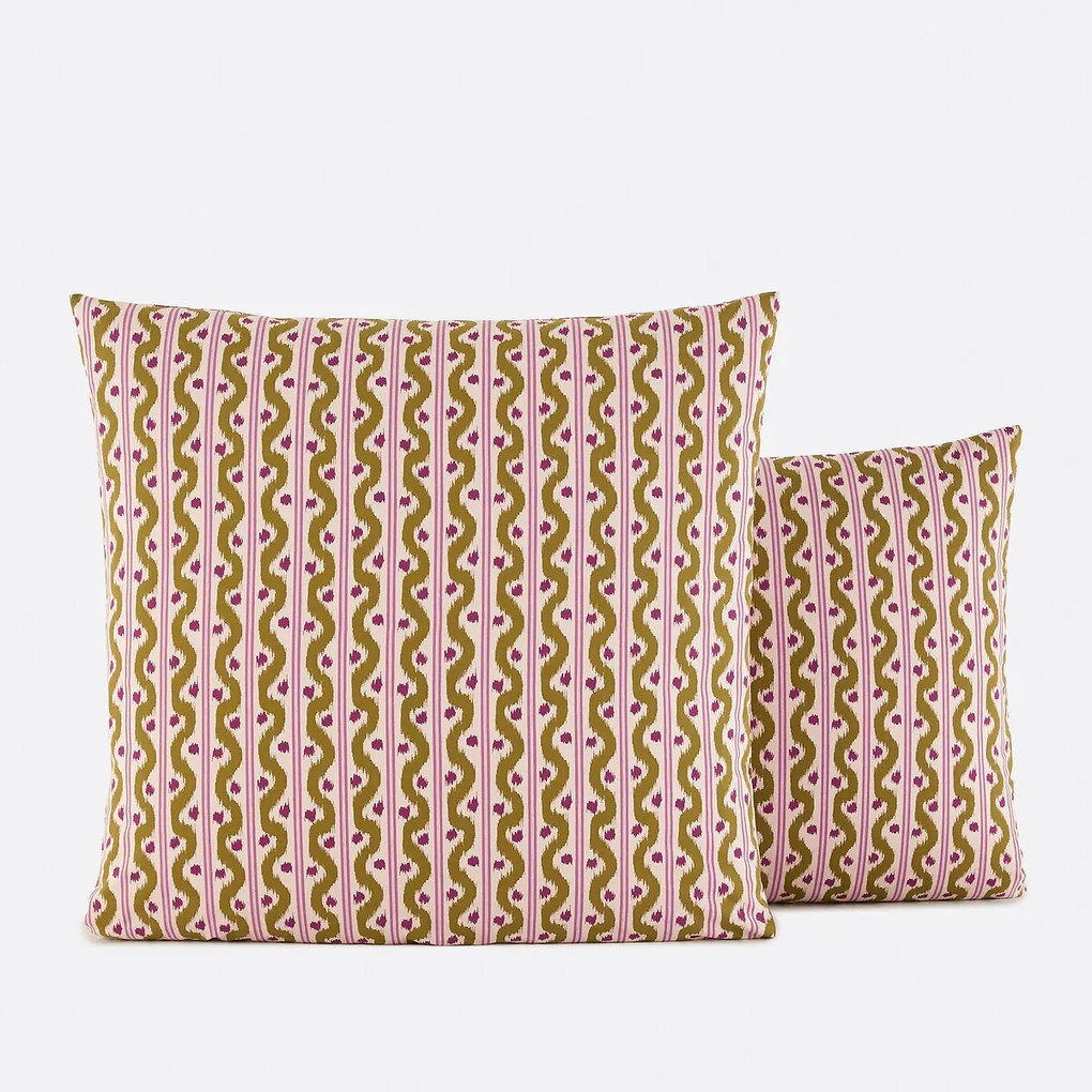 Kussensloop in gewassen katoen, bloemenprint, ANTES