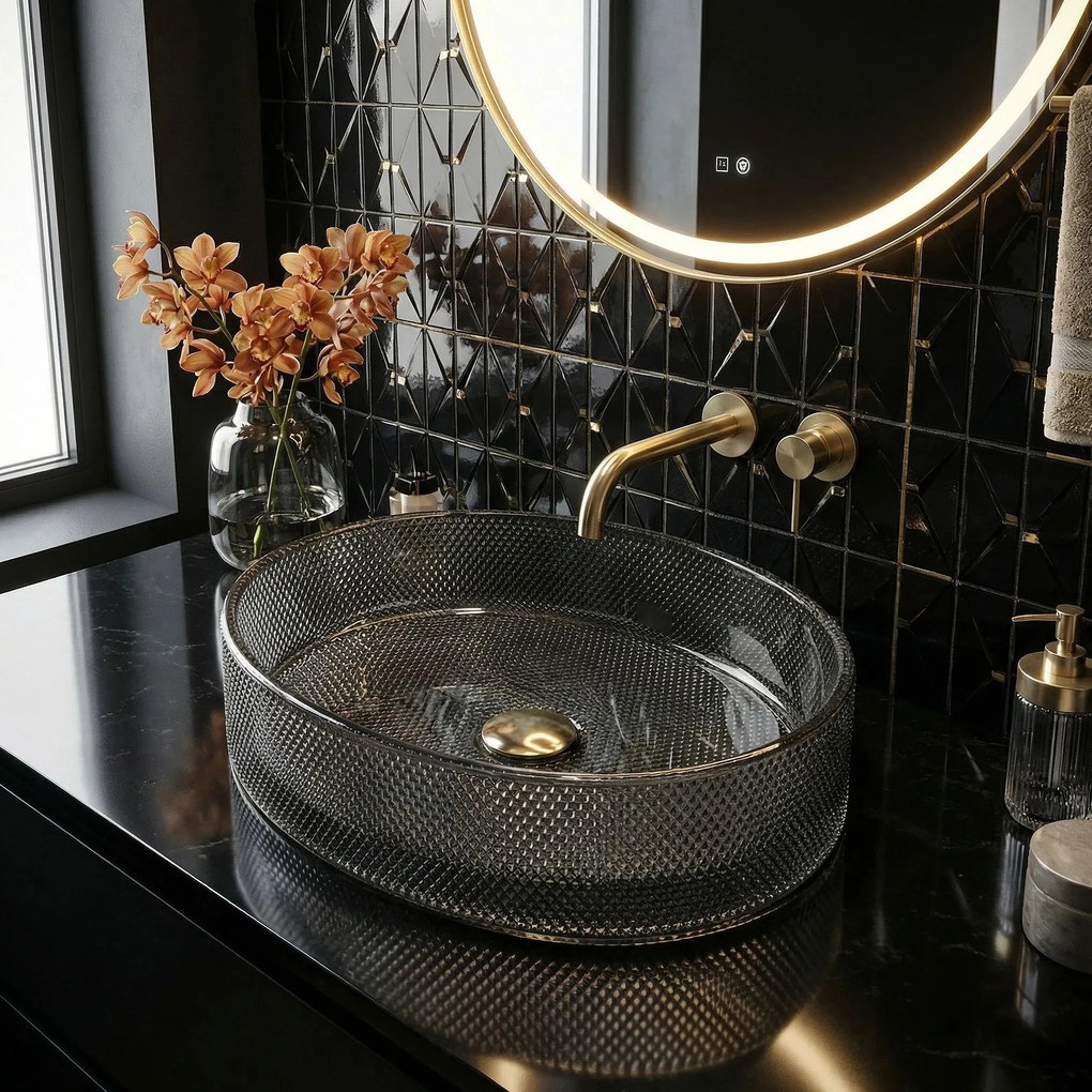 Opzetwastafel REA Mirella Black