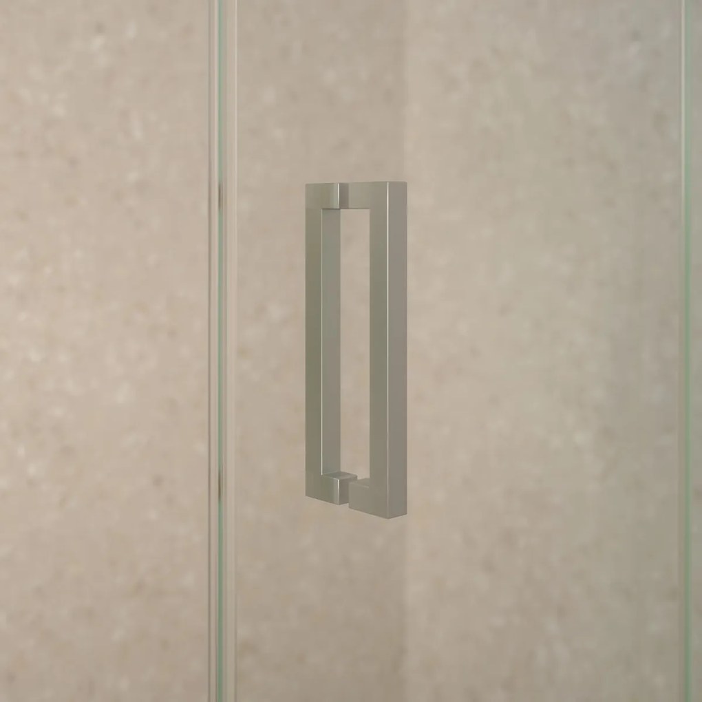 Saniclear Supreme douchecabine 90x90cm anti-kalk RVS