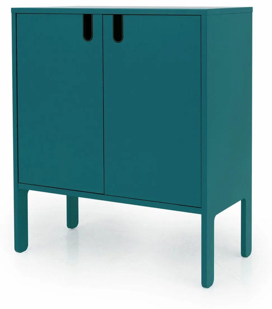 Tenzo Uno Smal Dressoir Modern Design Blauw - 76x40x89cm.