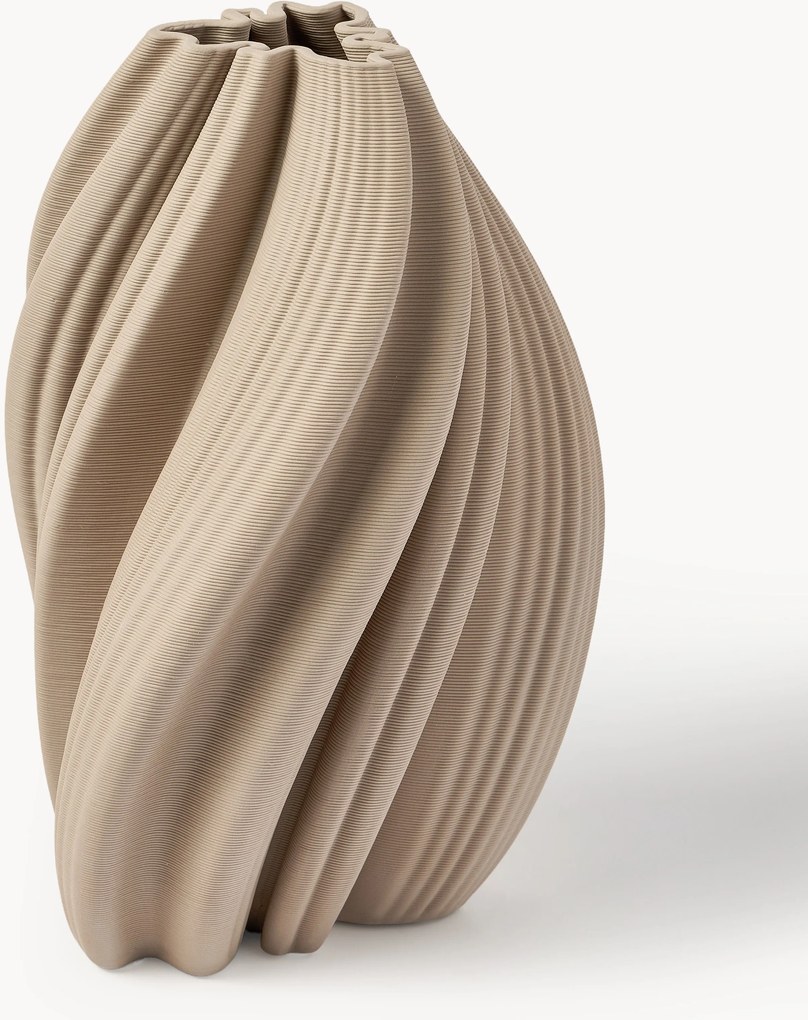 3D-geprinte porseleinen vaas Melody, H 29 cm