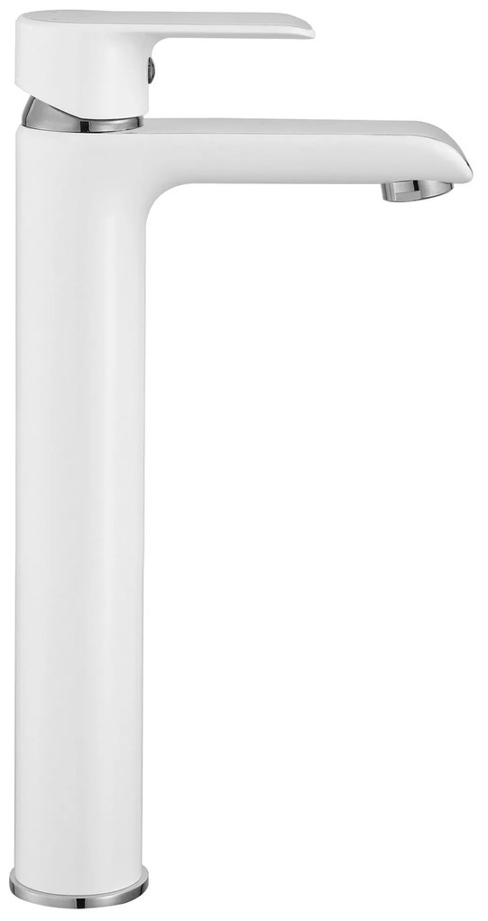 Wastafelkraan Rea Bloom White/Chrom High