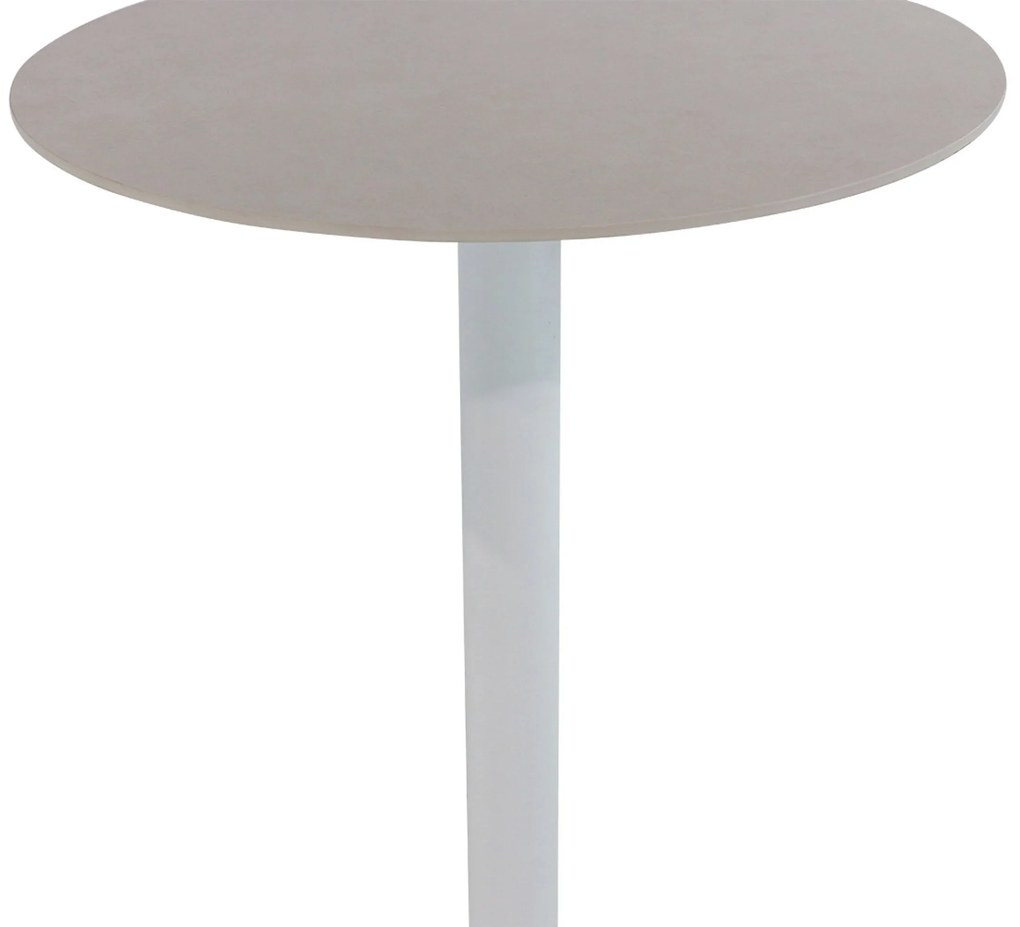 Coco Como Bistrotafel Aluminium/keramiek Wit