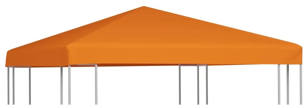 vidaXL Prieeldak 310 g/m² 3x3 m oranje