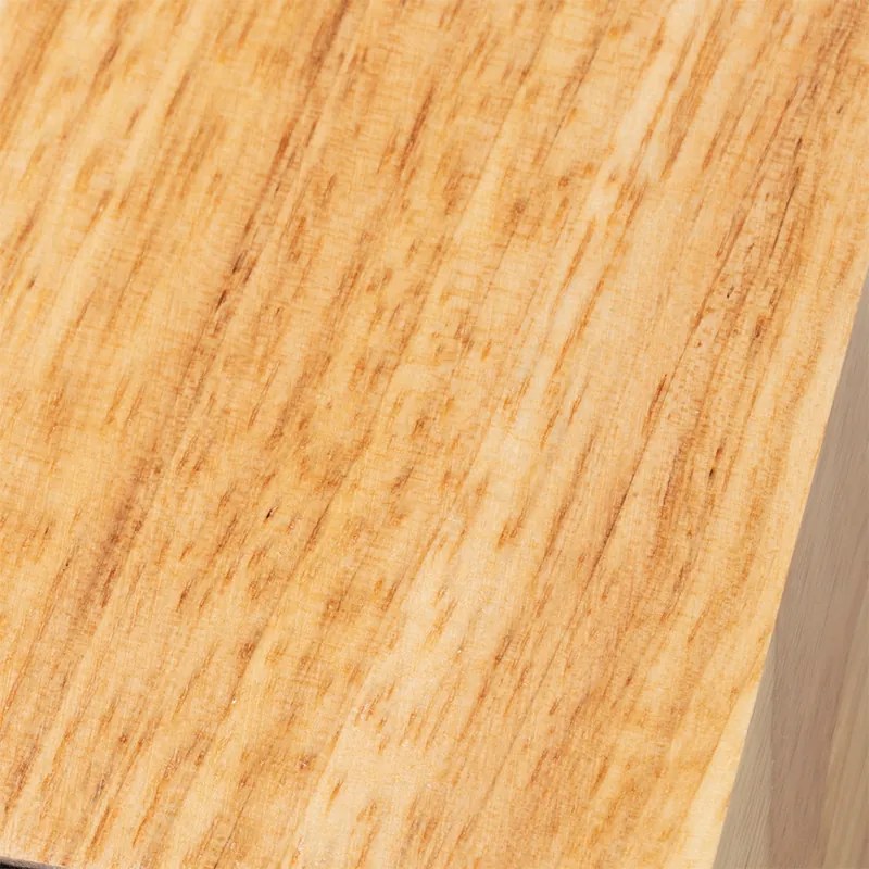 Landelijke tafellamp hout naturel - Bloc Landelijk E27 kubus / vierkant Binnenverlichting Lamp