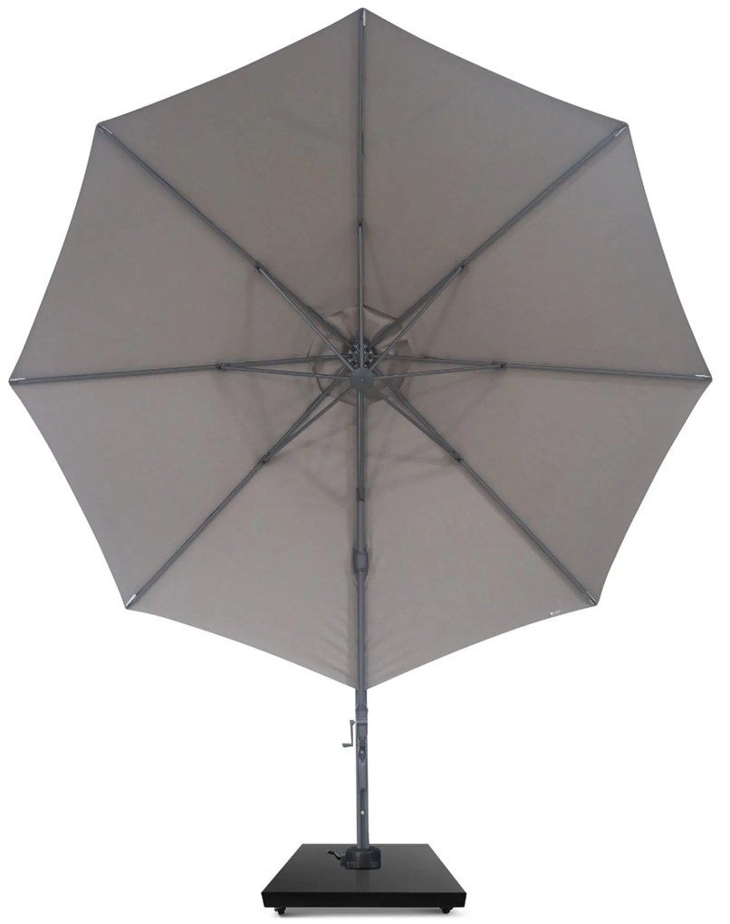 Zweefparasol 3.5m S2 Excellent (excl. voet) Taupe-naturel-bruin Camello Luna