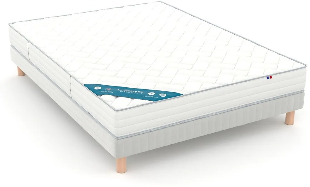 Ensemble matras in HR mousse en bedbodem met latten