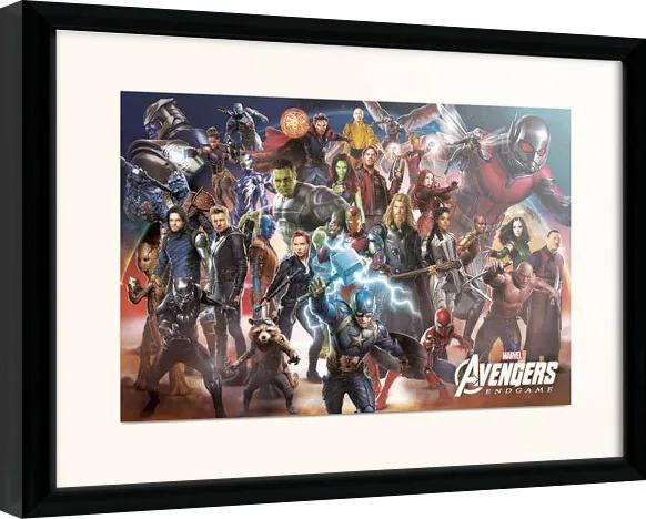 Ingelijste poster Avengers: Endgame - Line Up