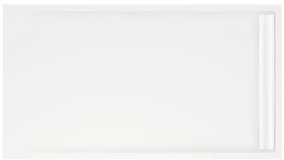 Xenz Easy Tray douchevloer - 150x90x5cm - acryl - zonder gootcover - wit 6948-01