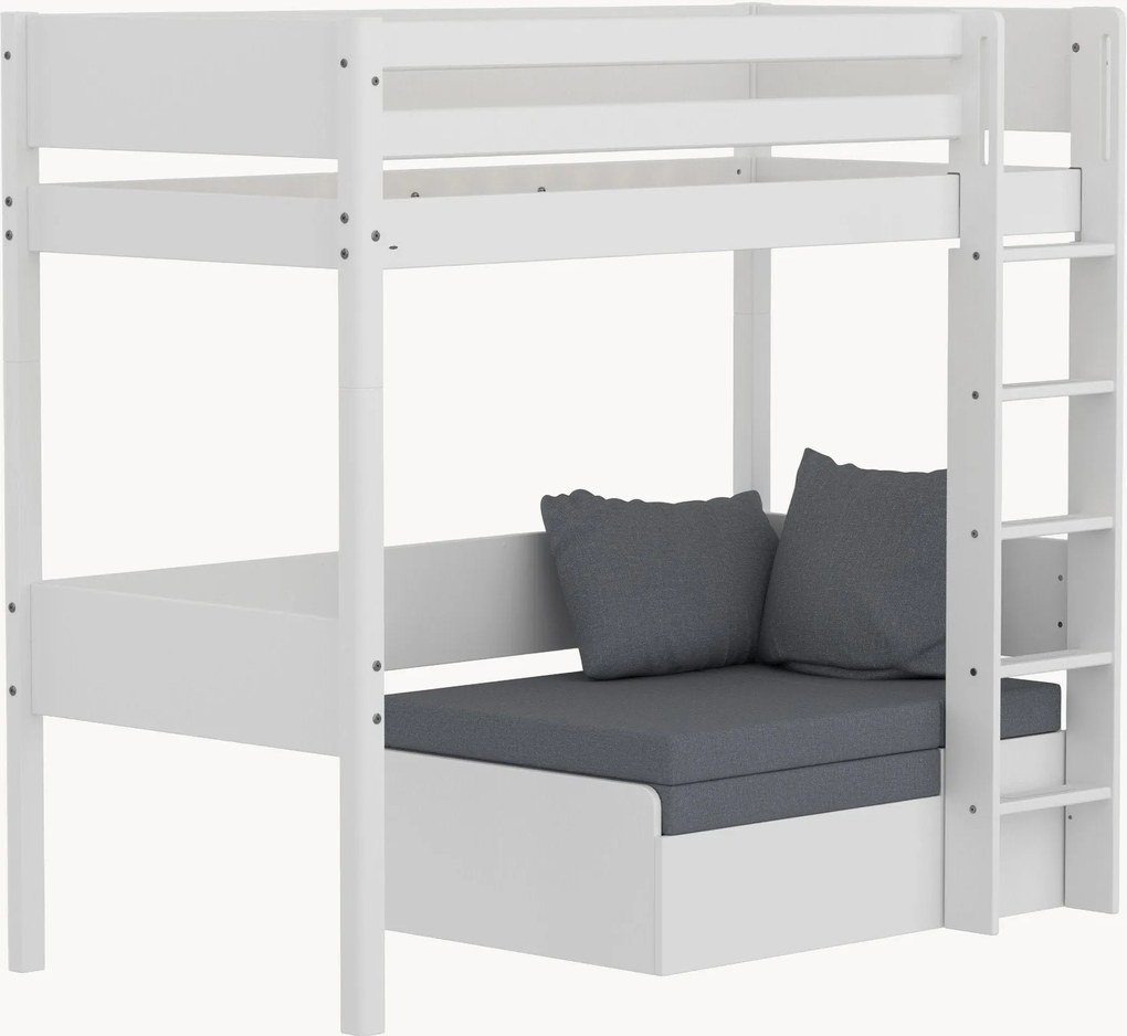 Kinderstapelbed Casa van grenenhout met ladder & matras